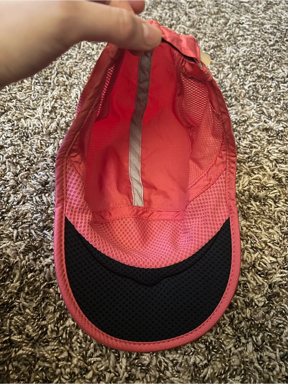 Vintage Y2K Pink Nike Daybreak “The Runners Company” 5-Panel Running Cap
